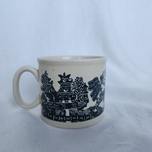 Royal alma ironstone mug - royal,