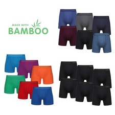 Mens Bamboo Boxers 6 Pack