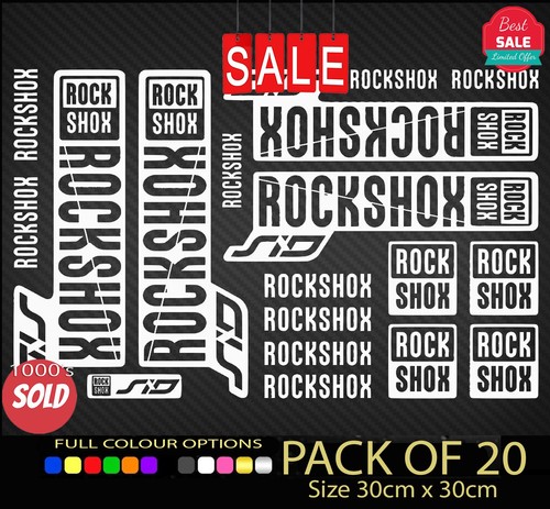 Rockshox foks vinyl decal - rockshox,