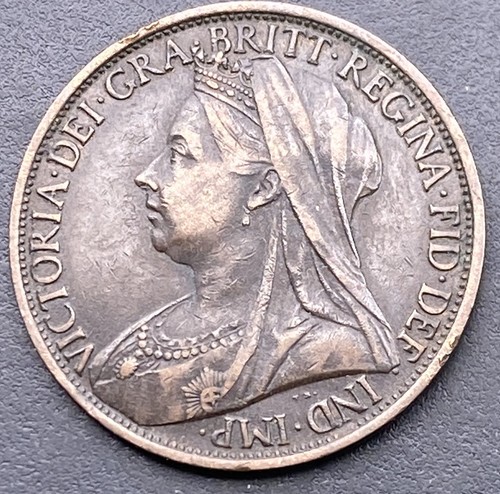 Victoria 1896 penny coin - victoria,
