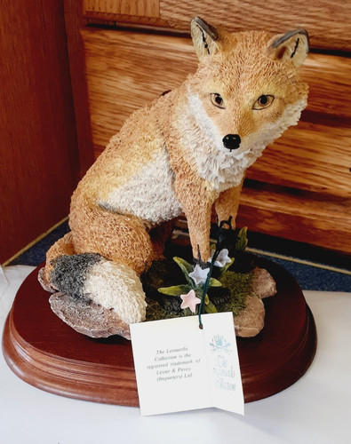Leonardo fox flowers ornament - leonardo,