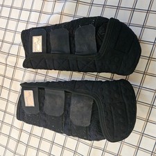 Equilibrium Stretch And Flex Flatwork Wrap Boots Black Medium 