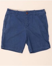 HOLLISTER Mens Chino Shorts W33 Medium  Blue Cotton DT15