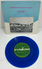YACHTS Look Back In Love [Not In Anger] 1978 Radar 1st press blue 7" w/pic. sl.