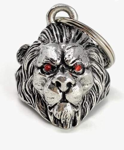 Lion head red - lion, rhinestone