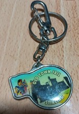 Stirling Old Town Jail souvenir Picture Keyring Scotland Scottish Piper gift