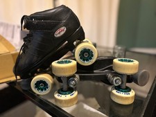 Riedell Roller Derby Quad Skates, black Size 6