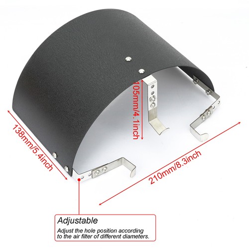 Black heat shield air intake - heat,