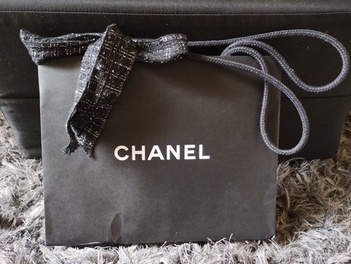 Chanel gift bag with black - gift,