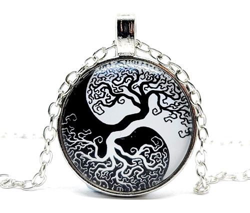 Yin yang tree life - of,