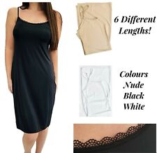 Ladies Ex Marks Full Slip Cooling Flexi Underskirt White Black Nude Anti Static