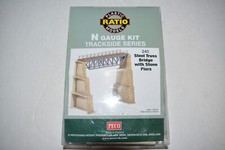 Peco Ratio 240 Steel Truss Bridge with Stone Piers N Gauge NOS