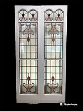 EDWARDIAN STAINED GLASS DOORS