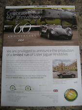 LISTER JAGUAR KNOBBLY RAF BENTWATERS CAMBRIDGE 2014 ADVERT A4 SIZE FILE 15
