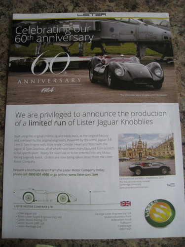 Lister jaguar knobbly raf - lister,