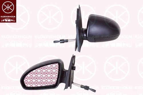New complete door mirror - complete, lh