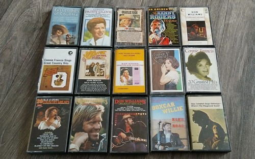 Country music tape cassettes - music,