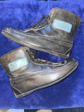 Edward Lewis “Westover” Vintage Motor Racing Driving Boots – Black Leather