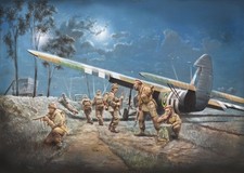 ITALERI - Airplane AS.51 Horsa MK.I with British Paratroops to assemble and p...