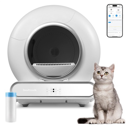 Automatic cat litter box 65l - automatic,