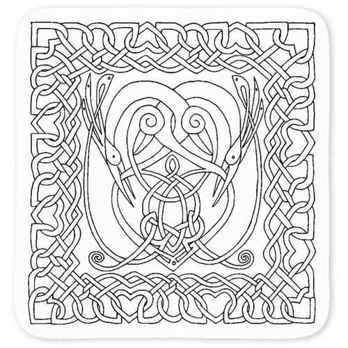 Celtic herons clear - 'celtic, herons'