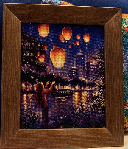 Handmade sky lantern cross - handmade,