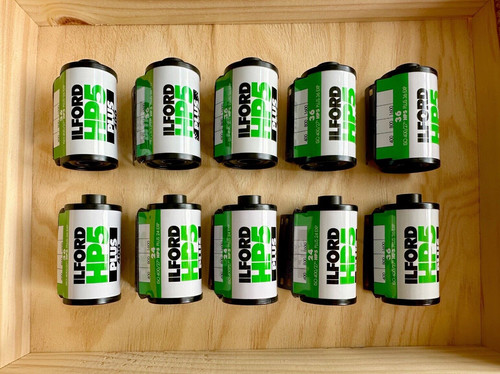 10x empty reusable 35mm hp5 - empty,