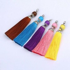 5 X Large Silky Key Tassels