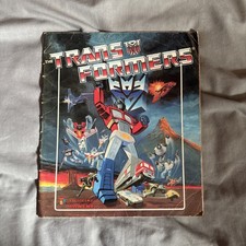 Transformers Vintage Sticker album 1986 Hasbro