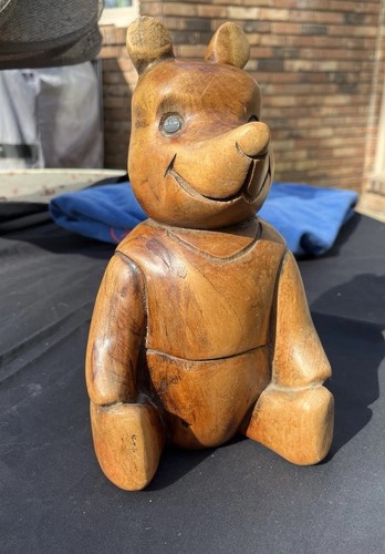 Vintage large hand carved - vintage,