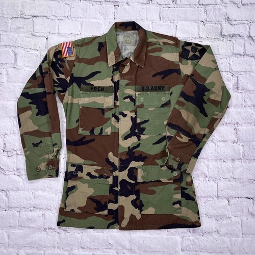 Vintage retro woodland camo - retro, us