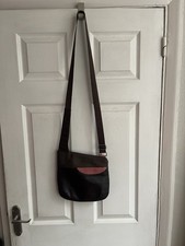 Genuine Radley Brown Nylon And Leather Small/Medium Crossbody Bag
