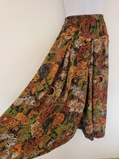 Vintage Skirt Culottes Long