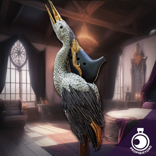 Heron melody staff - topper, |