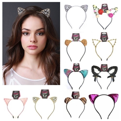 Cat ears headband felt - cat,