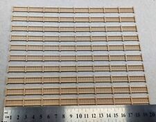 N Gauge Fences 10 Pieces scale 8FT Model Railway Fencing 1:148 (LARCH)