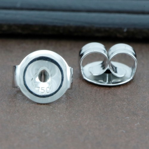 Genuine 18ct solid white gold - 18ct,