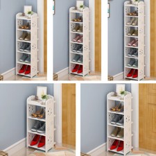 7 Tier Wooden Shoe Rack Tall