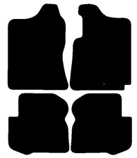 FITS SUZUKI JIMNY AUTOMATIC 1998-2018 BLACK QUALITY TAILORED CAR MATS AUTOSTYLE