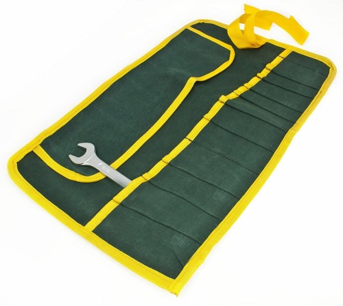 Canvas pocket tool roll - pocket,