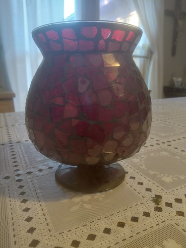 Mosaic leaded red - mosaic, vase
