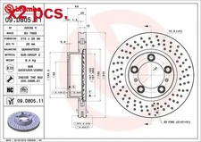 X2 PCS FRONT BRAKE DISC ROTOS