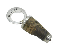 George III Old-Sheffield Silver Plated 'Rum' Bottle Stopper Antique c1800