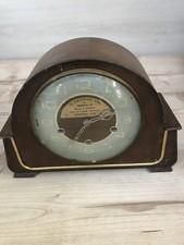 Vintage Smiths 1950s mechanical mantel clock ( 12 Years Service Clock ) 