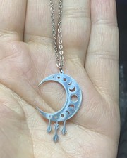 MOON NECKLACE MOON PHASES