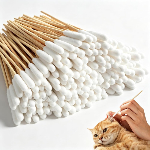 Dog ear cleaning swabs - dog, swabs,