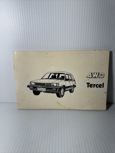 1983 toyota 4wd tercel - toyota,