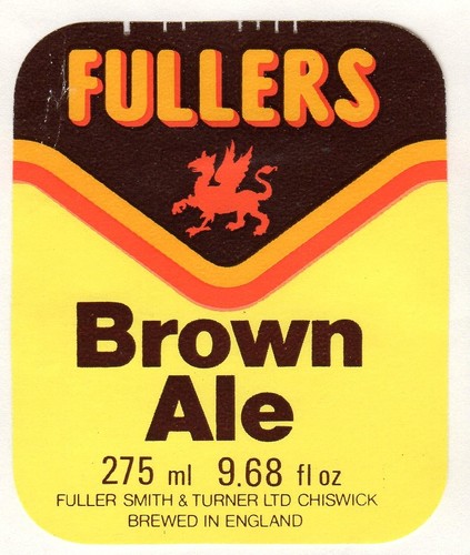 Beer label fullers brewery - beer,