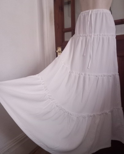 Vtg look crinkle tiered gypsy - vtg,