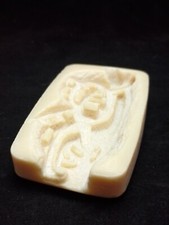 Prison Soap Art. Fishing Cove Carving, Boats And Building Details. Freepost Uk